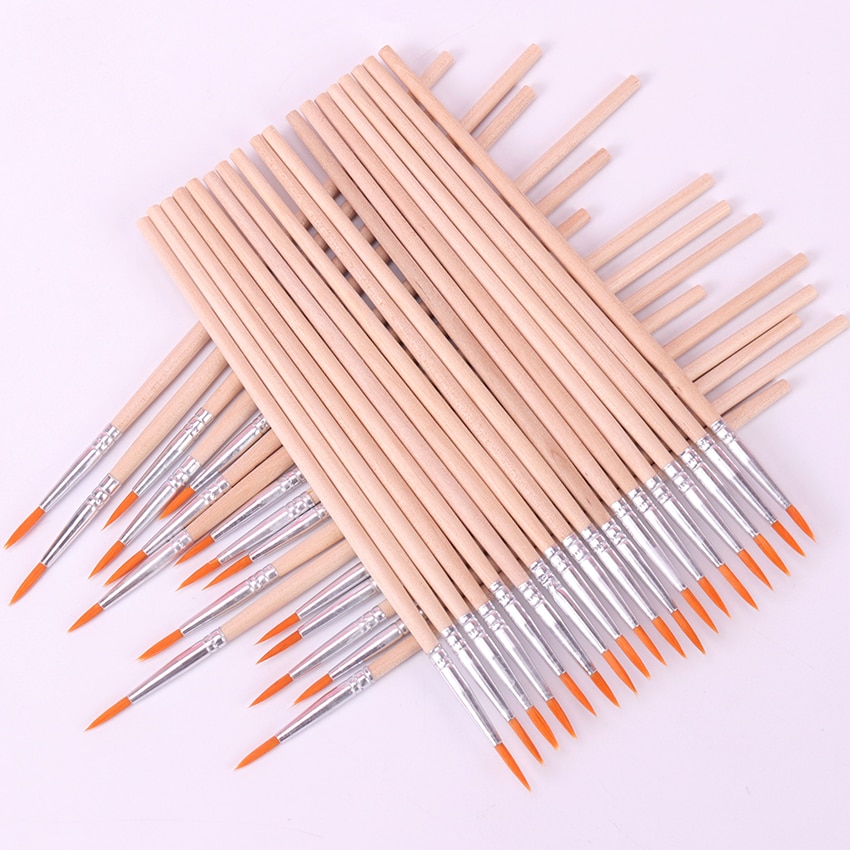 10x Set Fine Hand-Painted Thin Hook Line Pen Drawing Art Pens Paint Brush Tool~ 